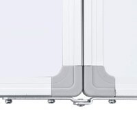 Whiteboard magnetisch inklapbaar 100x80x1,7 cm aluminium 6