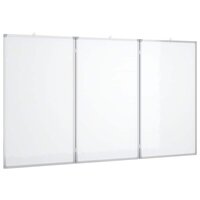 Whiteboard magnetisch inklapbaar 120x100x1,7 cm aluminium 2