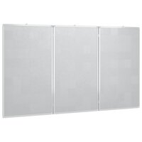 Whiteboard magnetisch inklapbaar 120x100x1,7 cm aluminium 4