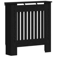 Radiatorafdekking Zwart Eiken 78 x 19 x 81,5 cm Bewerkt hout 2