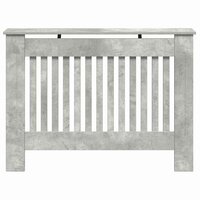 Radiatorafdekking Beton Grijs 112 x 19 x 81,5 cm Bewerkt hout 4