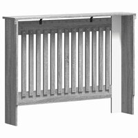 Radiatorafdekking Grijs Sonoma 112 x 19 x 81,5 cm Bewerkt hout 6