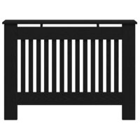 Radiatorafdekking Zwart Eiken 112 x 19 x 81,5 cm Bewerkt hout 4