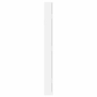 Sieradenkast met spiegel wandgemonteerd 30x8,5x90 cm wit 6