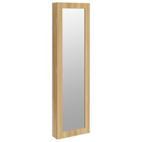 Sieradenkast met spiegel wandgemonteerd 30x8,5x106 cm 2