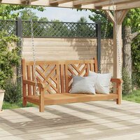 Schommelbank Anders Bruin 114 x 60 x 64 cm Massief teakhout 3
