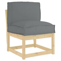 Palletkussen voor rugleuning Antraciet 50 x 40 x 12 cm 2