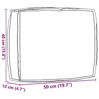 Palletkussen voor rugleuning Antraciet 50 x 40 x 12 cm 7