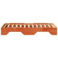 Bedframe zonder matras stapelbaar wasbruin 90x190 cm hout 6