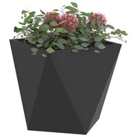 Plantenbak Zwart 30 x 30 x 30 cm Staal 3