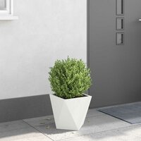 Plantenbak Wit 30 x 30 x 30 cm Staal 4