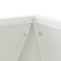 Plantenbak Wit 30 x 30 x 30 cm Staal 7