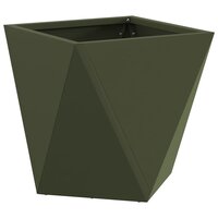 Plantenbak Olijf Groen 30 x 30 x 30 cm Staal 2