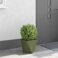 Plantenbak Olijf Groen 30 x 30 x 30 cm Staal 4