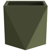 Plantenbak Olijf Groen 30 x 30 x 30 cm Staal 5