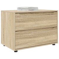 Opbergkast Sonoma Eiken 80 x 48 x 57 cm Bewerkt hout 3