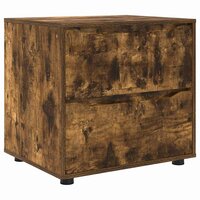 Opbergkast Gerookt eiken 60 x 48 x 57 cm Bewerkt hout 2