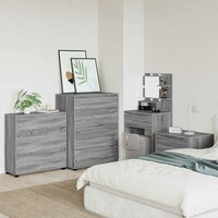 Opbergkast Grijs Sonoma 80 x 31 x 81 cm Bewerkt hout 5