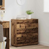 Opbergkast Oud Hout 80 x 31 x 81 cm Bewerkt hout 6
