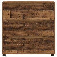 Opbergkast Oud Hout 80 x 31 x 81 cm Bewerkt hout 8