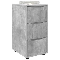 Opbergkast Beton Grijs 40 x 48 x 81 cm Bewerkt hout 3