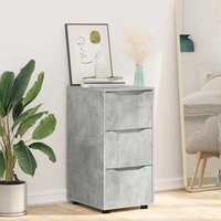 Opbergkast Beton Grijs 40 x 48 x 81 cm Bewerkt hout 5
