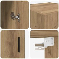 Wandkast Artisan Eiken 34,5 x 34 x 90 cm 9