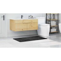 Antislip Badmat Donkergrijs 70 x 120 cm PP 4