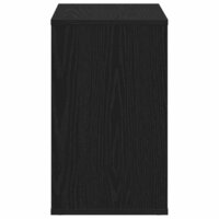 Dressoir met lade Zwart Eiken 60 x 30 x 50 cm Bewerkt hout 7