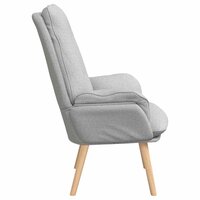 Fauteuil Wolkengrijs 69 x 74 x 93 cm Sherpa Stof 5