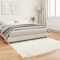 Nep Schapenvacht Tapijt Tafalla Wit 120 x 120 cm Polyester 4