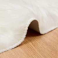 Nep Schapenvacht Tapijt Tafalla Wit &Oslash; 80 cm Polyester 7