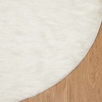 Nep Schapenvacht Tapijt Tafalla Wit &Oslash; 80 cm Polyester 8