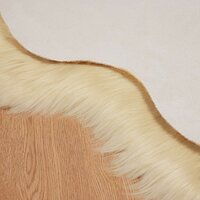 Nep Schapenvacht Tapijt Tafalla Cr&egrave;me 60 x 90 cm Polyester 6