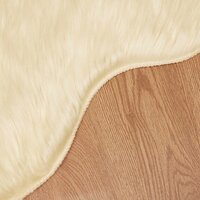 Nep Schapenvacht Tapijt Tafalla Cr&egrave;me 60 x 90 cm Polyester 9