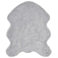 Nep Schapenvacht Tapijt Tafalla Grijs 50 x 80 cm Polyester 2