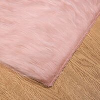 Nep Schapenvacht Tapijt Tafalla Roze 60 x 110 cm Polyester 7