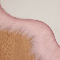 Nep Schapenvacht Tapijt Tafalla Roze 60 x 90 cm Polyester 6