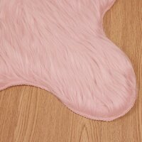 Nep Schapenvacht Tapijt Tafalla Roze 60 x 90 cm Polyester 8