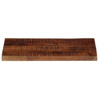 Tafelblad rechthoekig 40x20x3,8 cm massief gerecycled hout 3