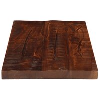 Tafelblad rechthoekig 40x20x3,8 cm massief gerecycled hout 4