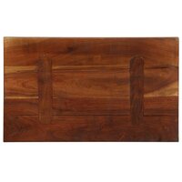 Tafelblad rechthoekig 40x20x3,8 cm massief gerecycled hout 5