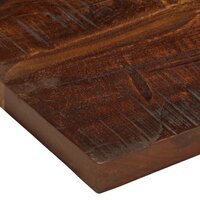 Tafelblad rechthoekig 40x20x3,8 cm massief gerecycled hout 6