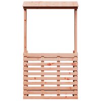 Tuinbartafel met dak 112,5x57x195,5 cm massief hout 4