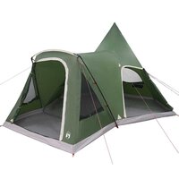 Teepee Tent met dak met opslag Groen 545 x 450 x 295 cm 2