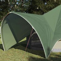 Teepee Tent met dak Groen en Grijs 600 x 600 x 347 cm 3