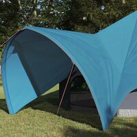 Teepee Tent met dak Blauw en Grijs 600 x 600 x 347 cm 3