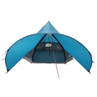 Teepee Tent met dak Blauw en Grijs 600 x 600 x 347 cm 6