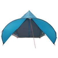 Teepee Tent met dak Blauw en Grijs 600 x 600 x 347 cm 5