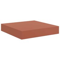 Wandplank Wandgemonteerd Rood 23 x 23,5 x 4 cm Bewerkt hout 2
